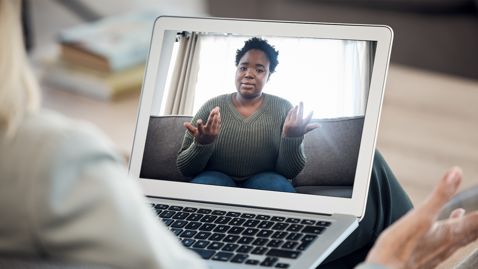 Online therapy session